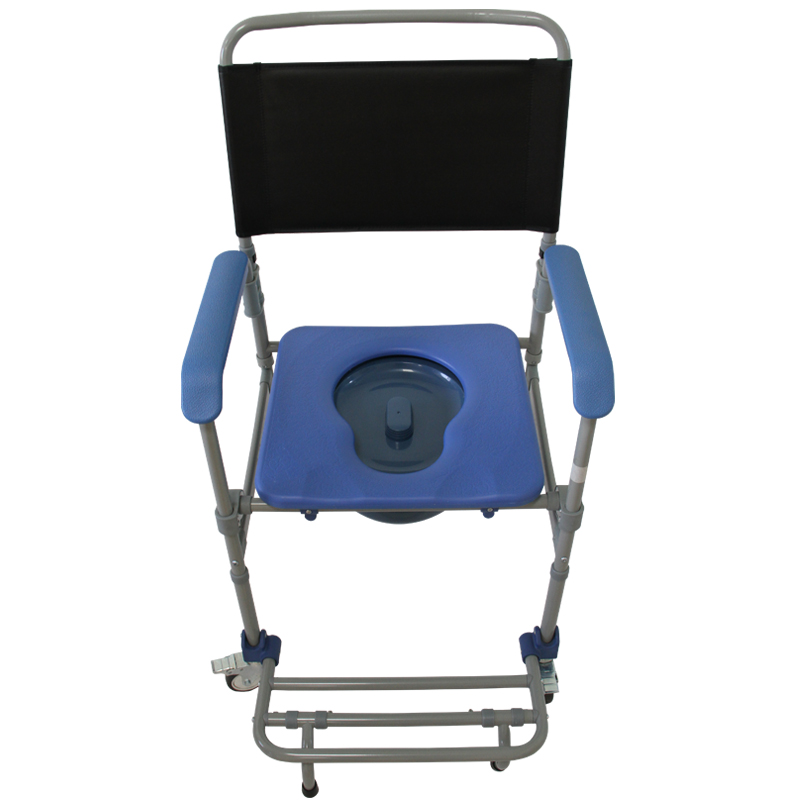 wheeled shower chair commode (4)